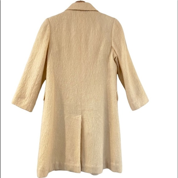 MILLER’S Vintage Mohair & Wool Button Down Long Coat See Measurements - Picture 3 of 9